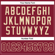 Load image into Gallery viewer, Custom Crimson Crimson-Cream Authentic Baseball Jersey