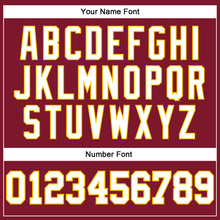 Load image into Gallery viewer, Custom Crimson White-Gold Authentic Sleeveless Baseball Jersey