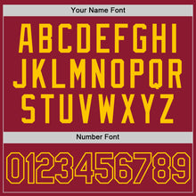 Load image into Gallery viewer, Custom Crimson Crimson-Gold Performance T-Shirt