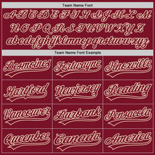 Load image into Gallery viewer, Custom Crimson Crimson-Cream Authentic Baseball Jersey