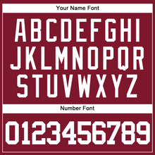 Load image into Gallery viewer, Custom Crimson White Authentic Baseball Jersey