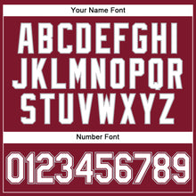 Load image into Gallery viewer, Custom Crimson White Pinstripe Gray Authentic Baseball Jersey