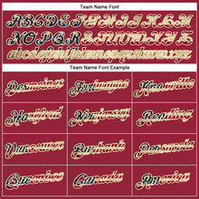 Load image into Gallery viewer, Custom Crimson Vintage USA Flag-City Cream Performance T-Shirt