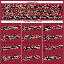 Load image into Gallery viewer, Custom Crimson Black-City Cream Performance T-Shirt