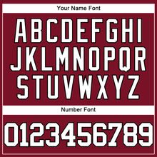 Load image into Gallery viewer, Custom Crimson White-Black Authentic Baseball Jersey