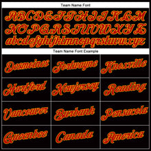 Load image into Gallery viewer, Custom Women's Black Red-Gold V-Neck Cropped Baseball Jersey