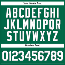 Load image into Gallery viewer, Custom Women's Kelly Green White-Gray V-Neck Cropped Baseball Jersey