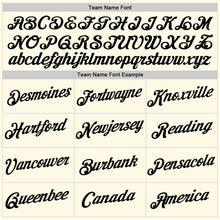 Load image into Gallery viewer, Custom Women's Cream Black-Crimson V-Neck Cropped Baseball Jersey