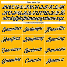 Load image into Gallery viewer, Custom Women's Gold Black-White V-Neck Cropped Baseball Jersey