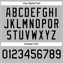 Load image into Gallery viewer, Custom Women's Gray Black-White V-Neck Cropped Baseball Jersey