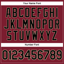 Load image into Gallery viewer, Custom Women's Crimson Black-Cream V-Neck Cropped Baseball Jersey