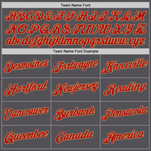 Load image into Gallery viewer, Custom Steel Gray Red-Old Gold Performance T-Shirt