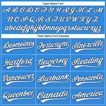 Load image into Gallery viewer, Custom Electric Blue White-Royal Authentic Baseball Jersey