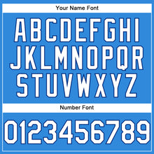 Load image into Gallery viewer, Custom Electric Blue White-Royal Authentic Baseball Jersey