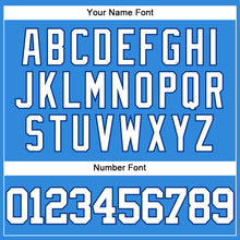 Load image into Gallery viewer, Custom Electric Blue White-Royal Authentic Baseball Jersey