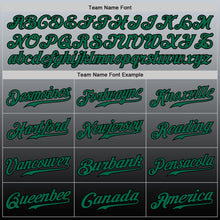 Load image into Gallery viewer, Custom Gray Kelly Green-Black Authentic Fade Fashion Baseball Jersey