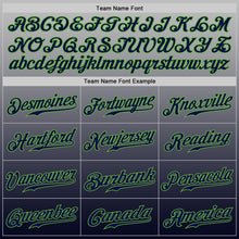 Load image into Gallery viewer, Custom Gray Neon Green-Navy Authentic Fade Fashion Baseball Jersey