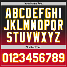 Load image into Gallery viewer, Custom Black White-Red Authentic Fade Fashion Basketball Jersey