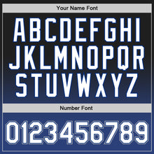 Load image into Gallery viewer, Custom Black White-Royal Authentic Fade Fashion Basketball Jersey