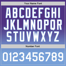 Load image into Gallery viewer, Custom Purple White-Light Blue Authentic Fade Fashion Basketball Jersey