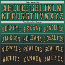Load image into Gallery viewer, Custom Kelly Green Old Gold-Black Authentic Fade Fashion Basketball Jersey