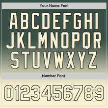 Load image into Gallery viewer, Custom Hunter Green Cream-Black Authentic Fade Fashion Basketball Jersey