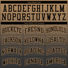 Load image into Gallery viewer, Custom Stitched Old Gold Black Fade Fashion Sports Pullover Sweatshirt Hoodie