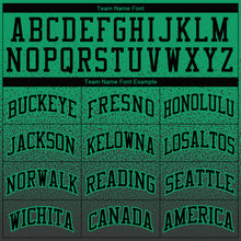 Load image into Gallery viewer, Custom Stitched Kelly Green Black Fade Fashion Sports Pullover Sweatshirt Hoodie