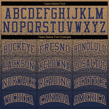 Load image into Gallery viewer, Custom Stitched Old Gold Navy Fade Fashion Sports Pullover Sweatshirt Hoodie