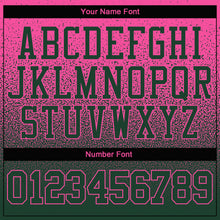 Load image into Gallery viewer, Custom Stitched Pink Green Fade Fashion Sports Pullover Sweatshirt Hoodie