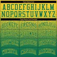 Load image into Gallery viewer, Custom Stitched Gold Kelly Green Fade Fashion Sports Pullover Sweatshirt Hoodie