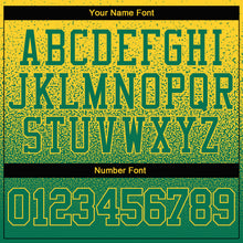 Load image into Gallery viewer, Custom Stitched Gold Kelly Green Fade Fashion Sports Pullover Sweatshirt Hoodie