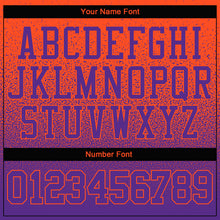 Load image into Gallery viewer, Custom Stitched Orange Purple Fade Fashion Sports Pullover Sweatshirt Hoodie