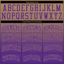 Load image into Gallery viewer, Custom Stitched Old Gold Purple Fade Fashion Sports Pullover Sweatshirt Hoodie