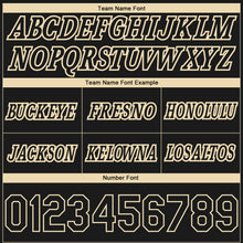 Load image into Gallery viewer, Custom Black Cream Pinstripe Fade Fashion Authentic Basketball Shorts