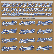 Load image into Gallery viewer, Custom Old Gold White-Royal Authentic Fade Fashion Baseball Jersey