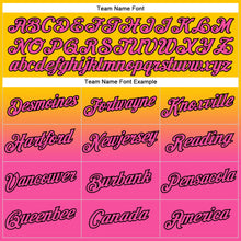 Load image into Gallery viewer, Custom Stitched Yellow Pink-Black Fade Fashion Sports Pullover Sweatshirt Hoodie