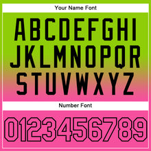 Load image into Gallery viewer, Custom Stitched Neon Green Pink-Black Fade Fashion Sports Pullover Sweatshirt Hoodie