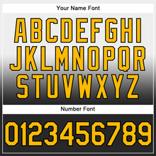 Load image into Gallery viewer, Custom Stitched White Gold-Black Fade Fashion Sports Pullover Sweatshirt Hoodie