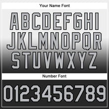 Load image into Gallery viewer, Custom Stitched White Gray-Black Fade Fashion Sports Pullover Sweatshirt Hoodie