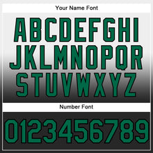 Load image into Gallery viewer, Custom Stitched White Kelly Green-Black Fade Fashion Sports Pullover Sweatshirt Hoodie