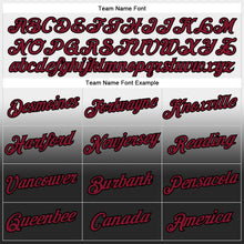 Load image into Gallery viewer, Custom Stitched White Crimson-Black Fade Fashion Sports Pullover Sweatshirt Hoodie