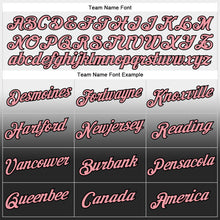 Load image into Gallery viewer, Custom Stitched White Medium Pink-Black Fade Fashion Sports Pullover Sweatshirt Hoodie