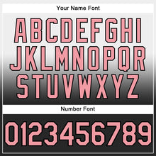 Load image into Gallery viewer, Custom Stitched White Medium Pink-Black Fade Fashion Sports Pullover Sweatshirt Hoodie