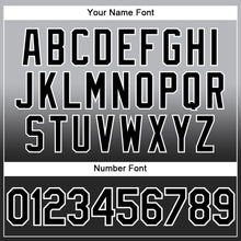 Load image into Gallery viewer, Custom Stitched Gray Black-White Fade Fashion Sports Pullover Sweatshirt Hoodie