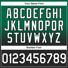 Load image into Gallery viewer, Custom Stitched Kelly Green White-Black Fade Fashion Sports Pullover Sweatshirt Hoodie