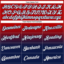 Load image into Gallery viewer, Custom Stitched Red White-Navy Fade Fashion Sports Pullover Sweatshirt Hoodie