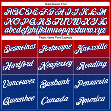 Load image into Gallery viewer, Custom Stitched Red White-Royal Fade Fashion Sports Pullover Sweatshirt Hoodie