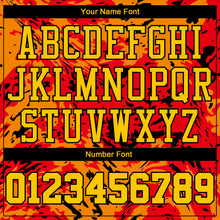 Load image into Gallery viewer, Custom Figure Gold-Orange Round Neck Sublimation Basketball Suit Jersey