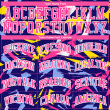 Load image into Gallery viewer, Custom Figure Pink-Gold Music Festival Round Neck Sublimation Basketball Suit Jersey